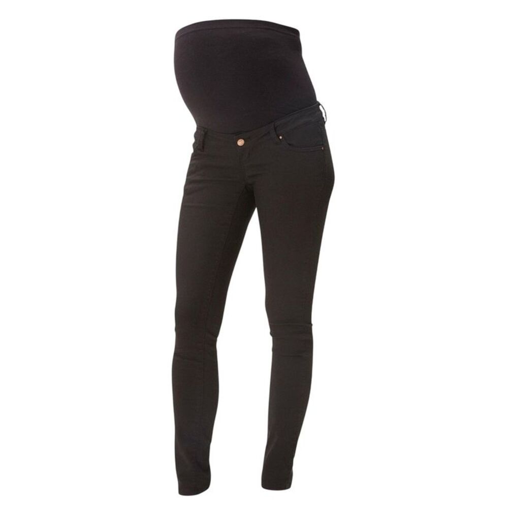 Mamalicious Womens/Ladies Denim Maternity Jeans / Black